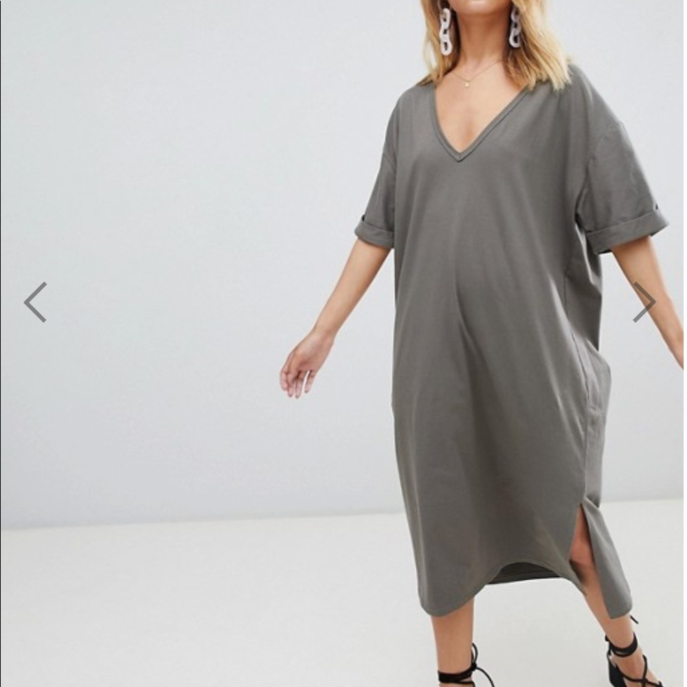 Oversized Midi T-Shirt dress